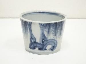 江戸末期　古伊万里　染付蕎麦猪口